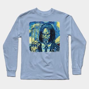 John Wick Van Gogh Style Long Sleeve T-Shirt